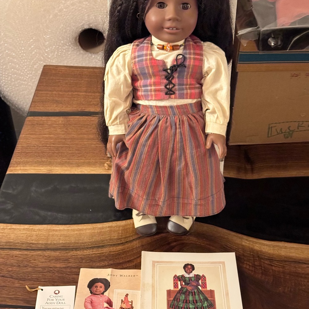 1993 American Girl doll pleasant company Addy Walker and Christmas book